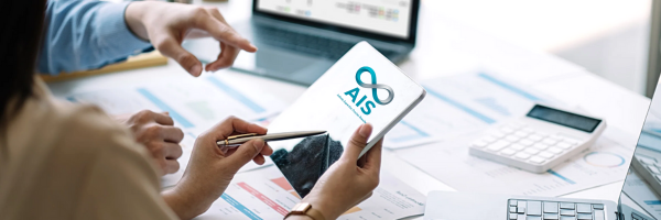 AI-generated image of a modern office workspace